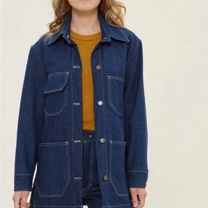 Lykke Wulf Redwood Chore Jacket Denim XS